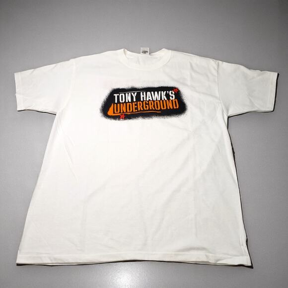 Anvil Other - Vintage Tony Hawk’s Underground Video Game Promo Shirt Mens XL White Anvil Y2k